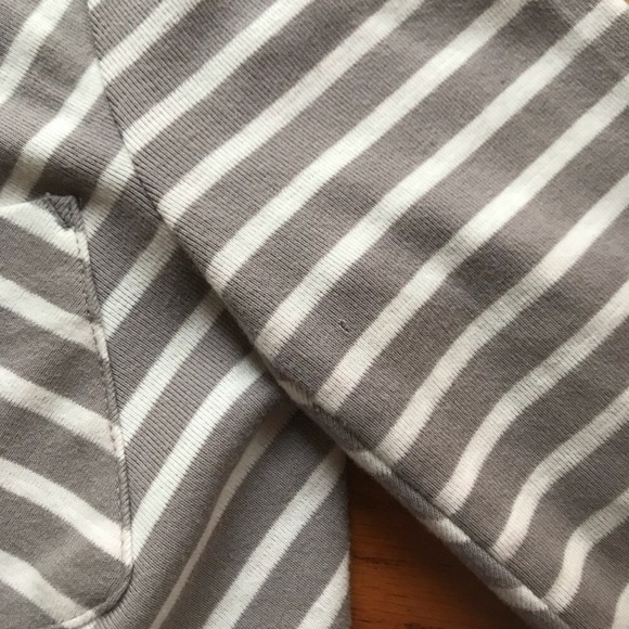 Sold Anthro Isani Taupe Striped Cardigan Jacket XS - Picture 6 of 8